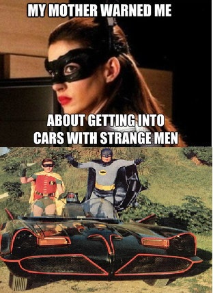 adam west burt ward anne hathaway batman catwoman robin dark knight rises batman meme public domain blog parody satire humor